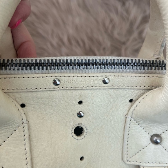 Marc Jacob’s Crème Studded Tote Bag - Picture 4 of 6